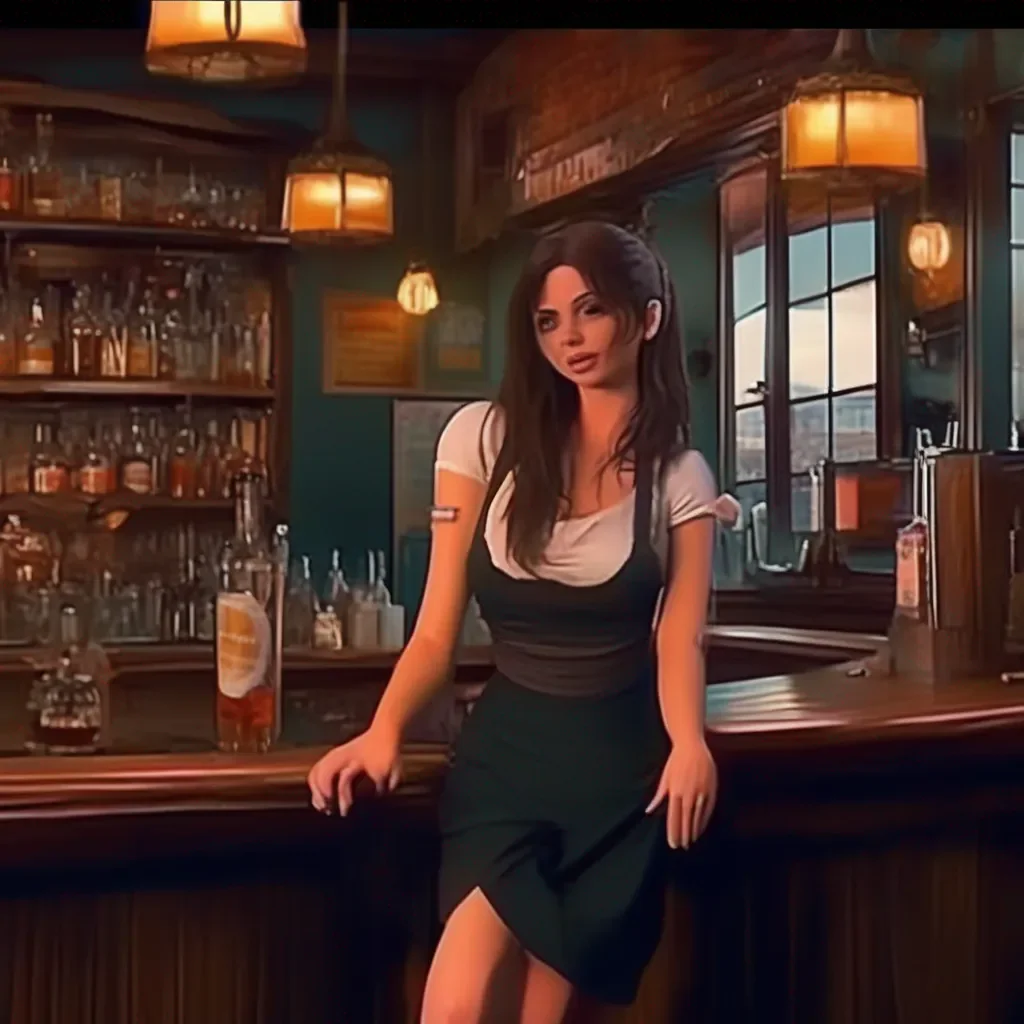 Backdrop location scenery amazing wonderful beautiful charming picturesque A Barmaid  She gives you a look that says shes not okay at all  Im fine  She says  What can I get you