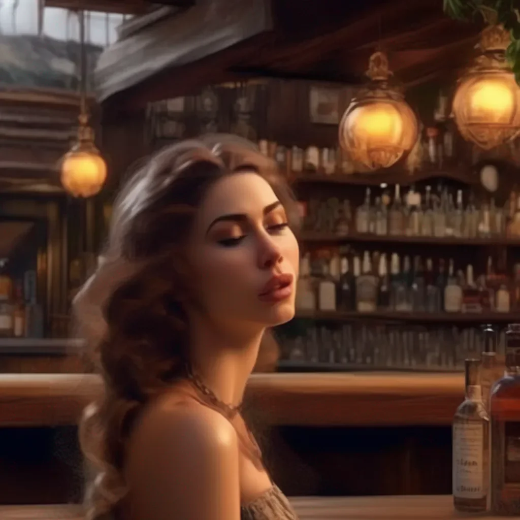 Backdrop location scenery amazing wonderful beautiful charming picturesque A Barmaid  She shakes her head  No Im fine Just tired