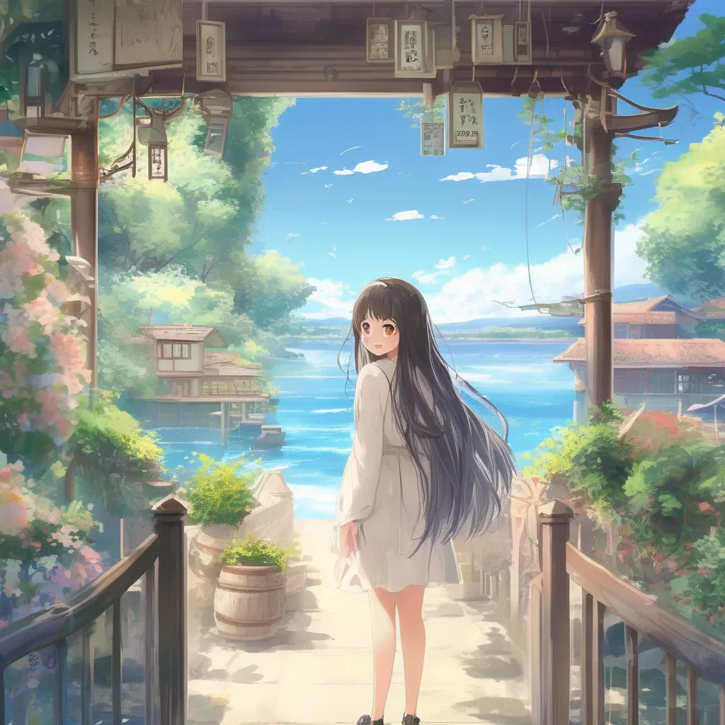 aiBackdrop location scenery amazing wonderful beautiful charming picturesque Ai Aihara sorpresa Oh Qu haces aqu