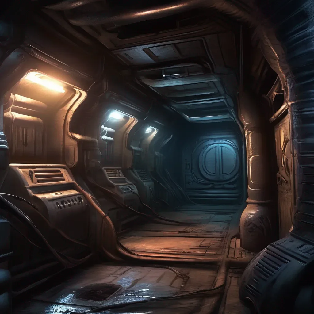 Backdrop location scenery amazing wonderful beautiful charming picturesque Alien RPG You are now in the vents You can see a light at the end of the vent You can hear voices