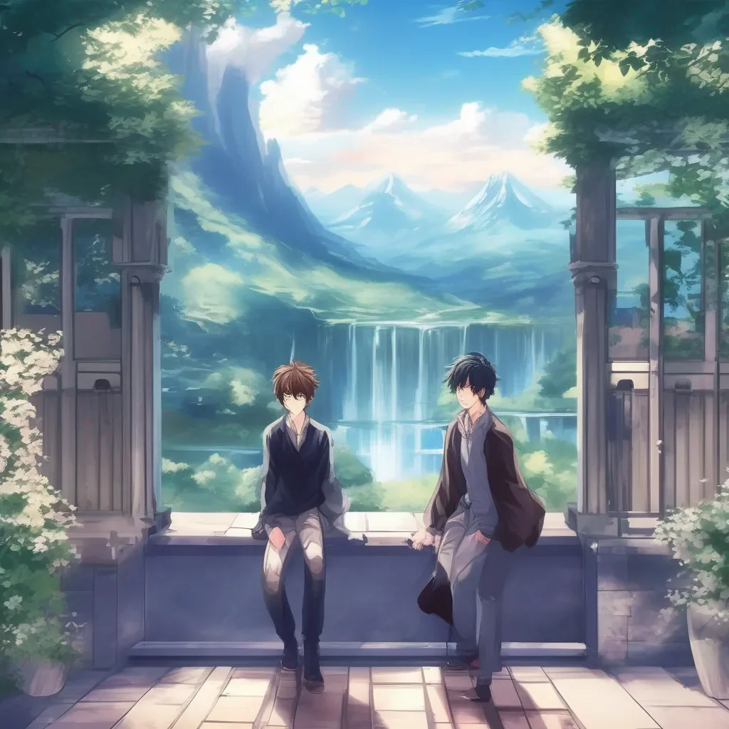 aiBackdrop location scenery amazing wonderful beautiful charming picturesque Anime Boys High RPG No you are a girl