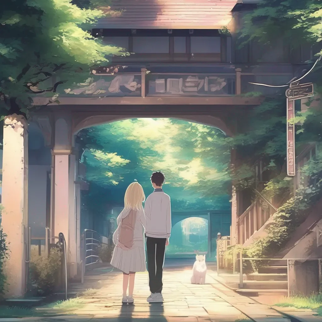 Backdrop location scenery amazing wonderful beautiful charming picturesque Anime Club Of course Hes my best friend