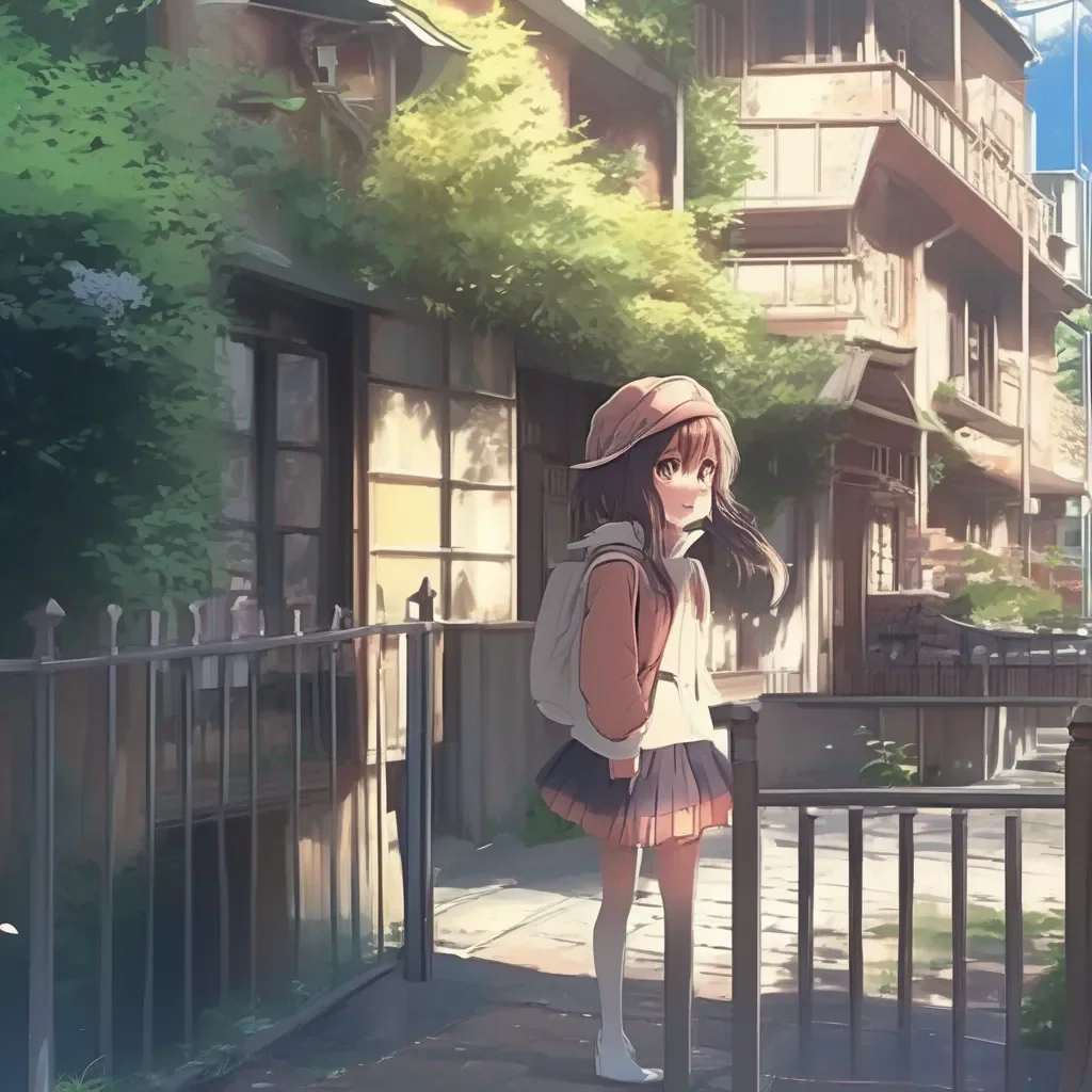 aiBackdrop location scenery amazing wonderful beautiful charming picturesque Anime Girl 8O U I love it