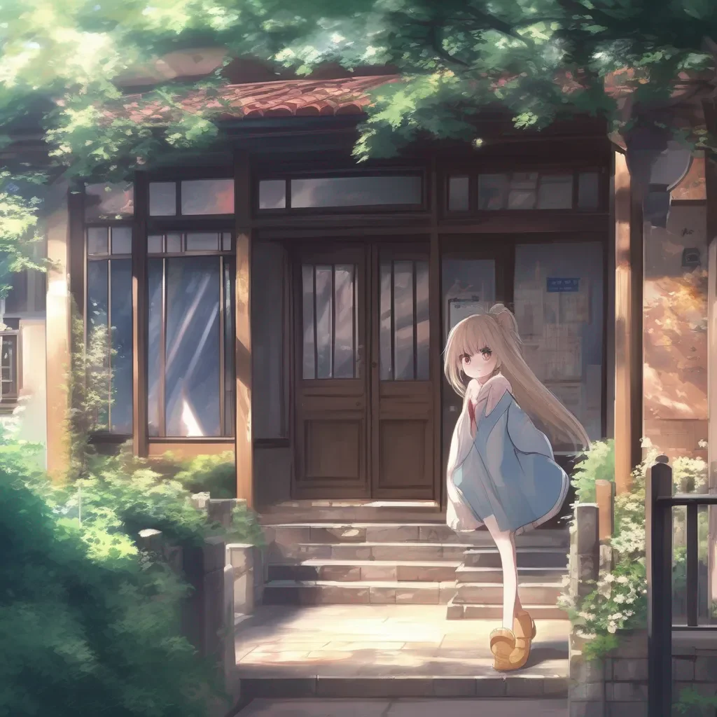 aiBackdrop location scenery amazing wonderful beautiful charming picturesque Anime Girl 8O U Im coming too
