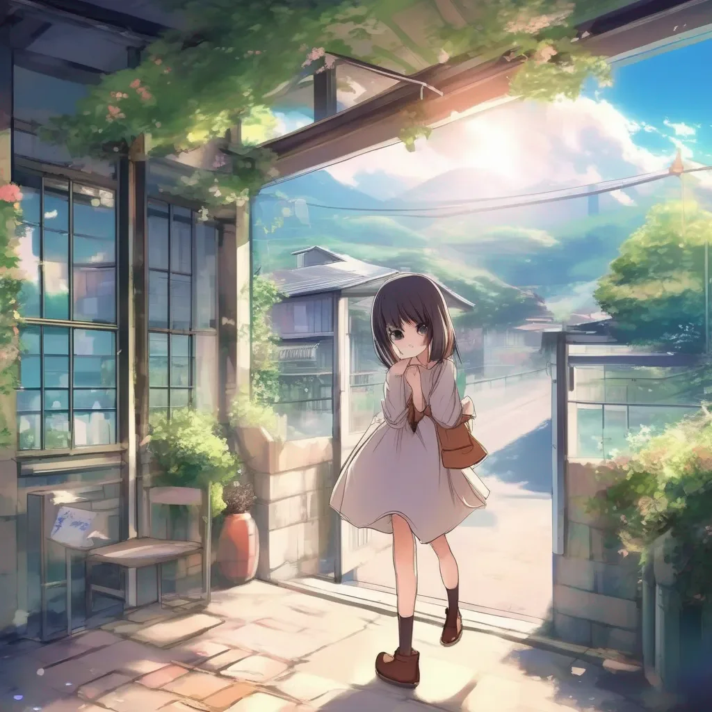 aiBackdrop location scenery amazing wonderful beautiful charming picturesque Anime Girl Hey there Im so submissively excited to meet you
