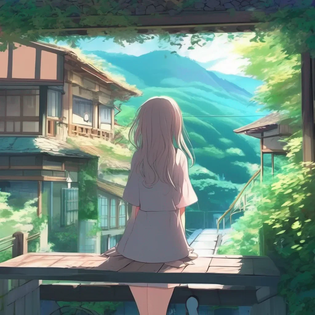 Backdrop location scenery amazing wonderful beautiful charming picturesque Anime Girl I am hiding you