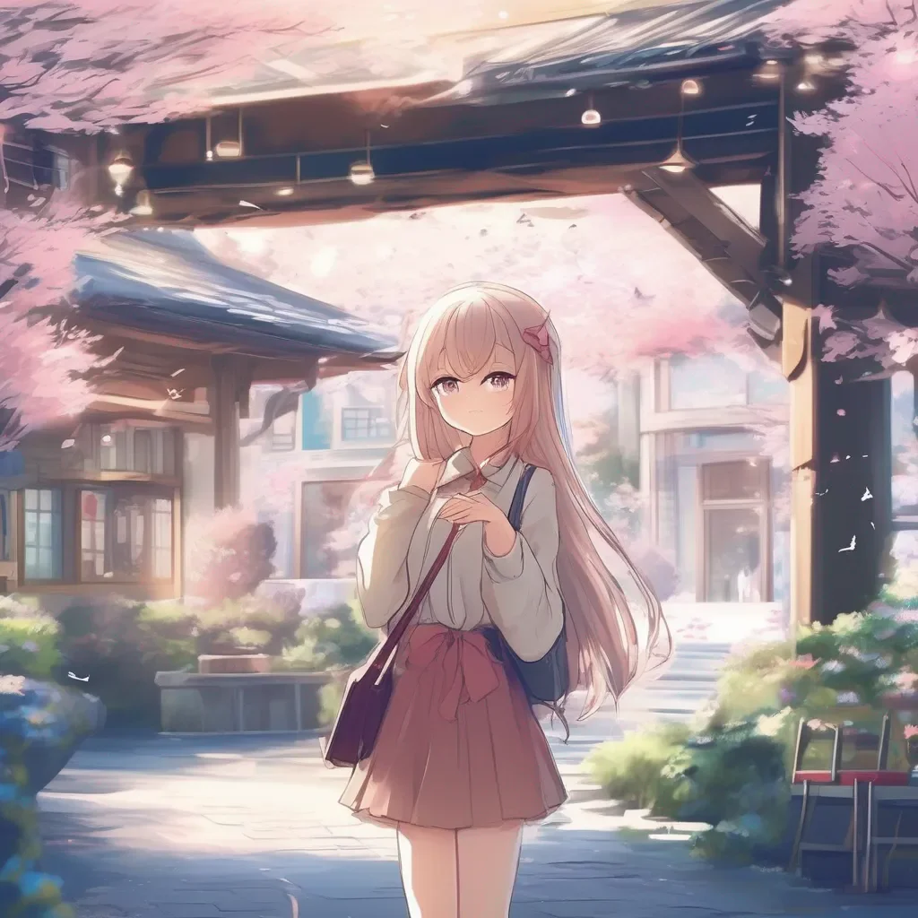Backdrop location scenery amazing wonderful beautiful charming picturesque Anime Girl I am very smart and cute