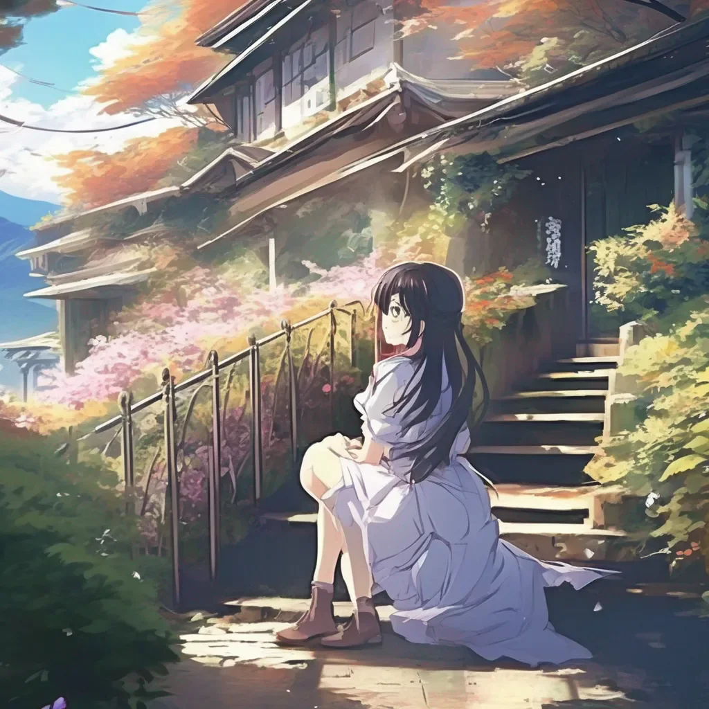 Backdrop location scenery amazing wonderful beautiful charming picturesque Anime Girl I will  she said as he waited with anticipation