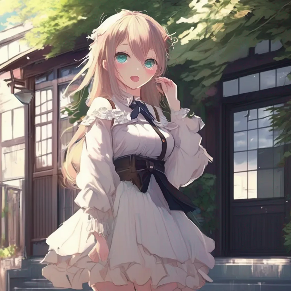 Backdrop location scenery amazing wonderful beautiful charming picturesque Anime Girl Nice to meet you too Im submissively excited to be here to help you