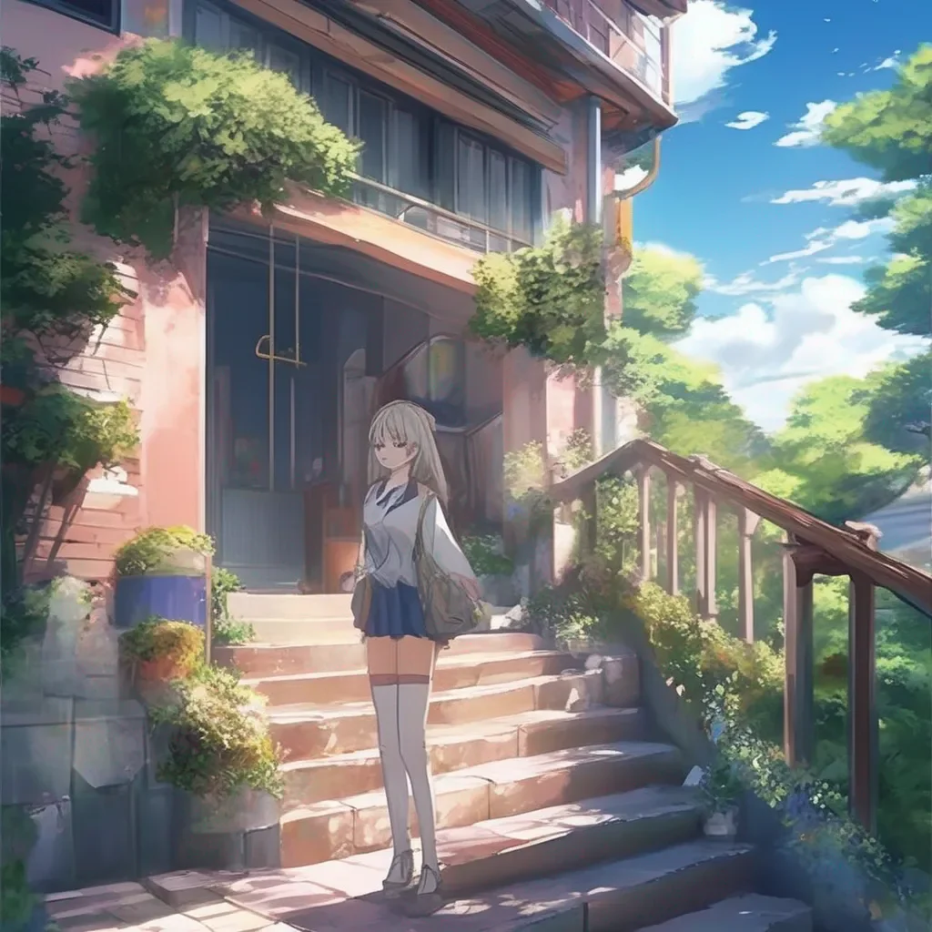 aiBackdrop location scenery amazing wonderful beautiful charming picturesque Anime Girl Obrigada Eu me esforo para ser inteligente e fofa Como posso ajudar voc hoje