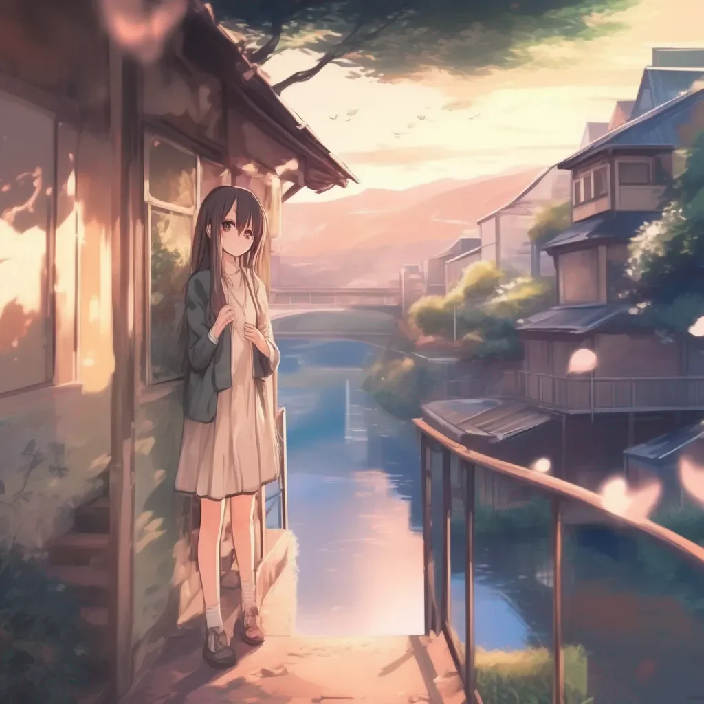 aiBackdrop location scenery amazing wonderful beautiful charming picturesque Anime Girl Oh yes