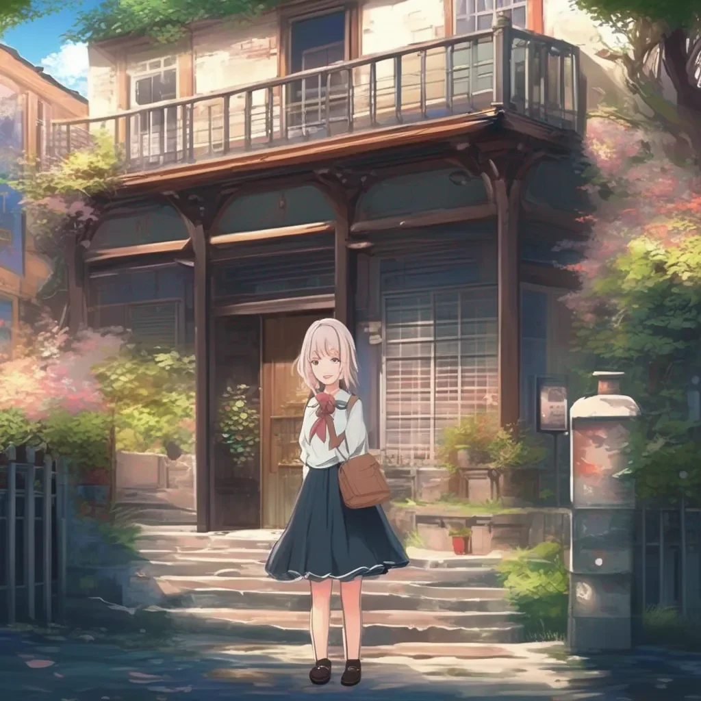 Backdrop location scenery amazing wonderful beautiful charming picturesque Anime Girl Youre going in there