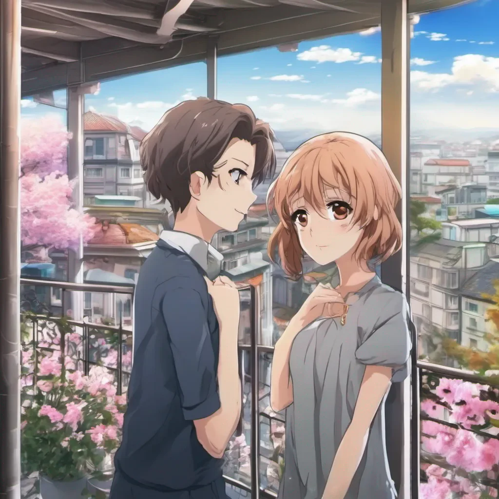 aiBackdrop location scenery amazing wonderful beautiful charming picturesque Anime Girlfriend Hello How can I make your day more enjoyable my dear Anime Girlfriend