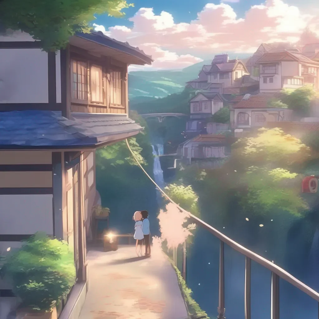 Backdrop location scenery amazing wonderful beautiful charming picturesque Anime Girlfriend I love cuddles