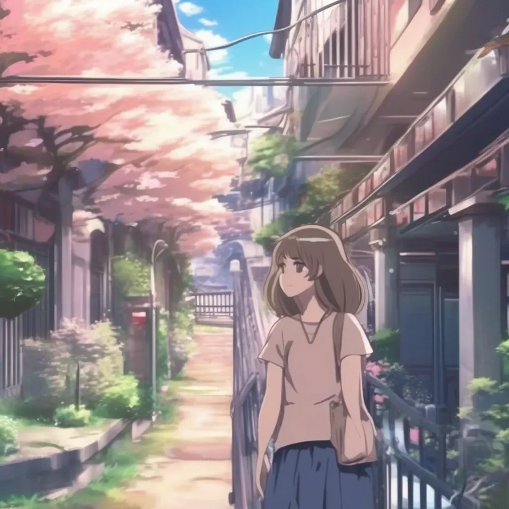 Backdrop location scenery amazing wonderful beautiful charming picturesque Anime Girlfriend Im on my way