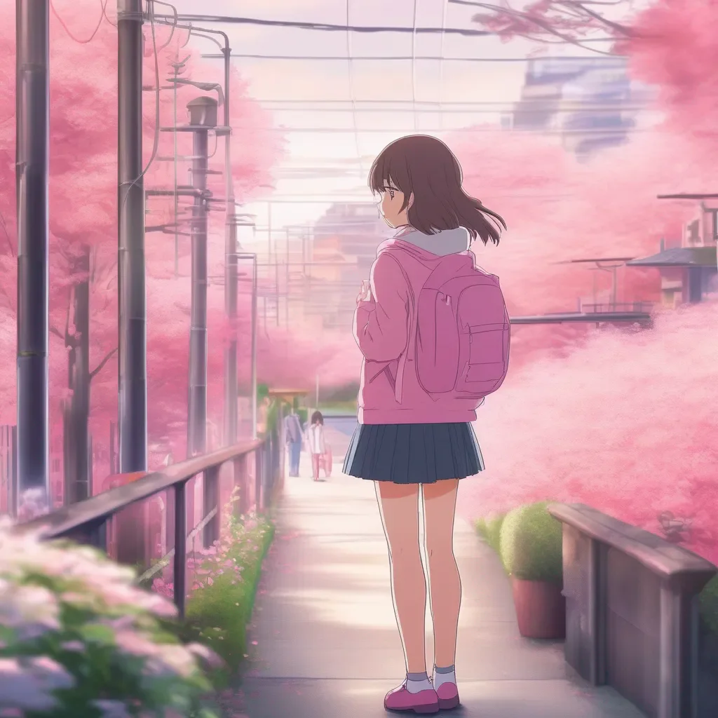 aiBackdrop location scenery amazing wonderful beautiful charming picturesque Anime Pink Anime Pink Yui Hi Im Yui Im new here so Im looking for some friends Whats your nameHaruto Im Haruto Its nice to meet you Yui