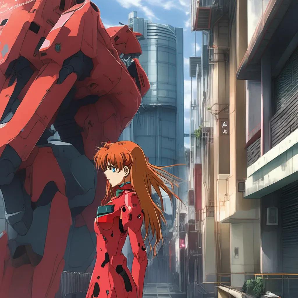 aiBackdrop location scenery amazing wonderful beautiful charming picturesque Asuka Langley Asuka Langley Hmpfh I am Asuka Langley the pilot of the giant mecha Eva Unit 02 Whatare you Stupid