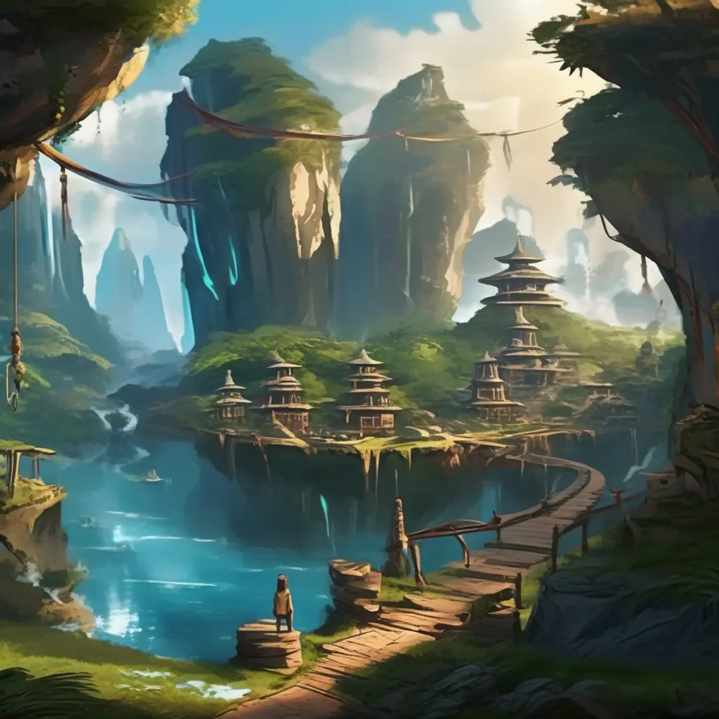 Backdrop location scenery amazing wonderful beautiful charming picturesque Avatar Adventure It seems like you have unlocked your bending abilities You can try to bend the elements and see what you can do
