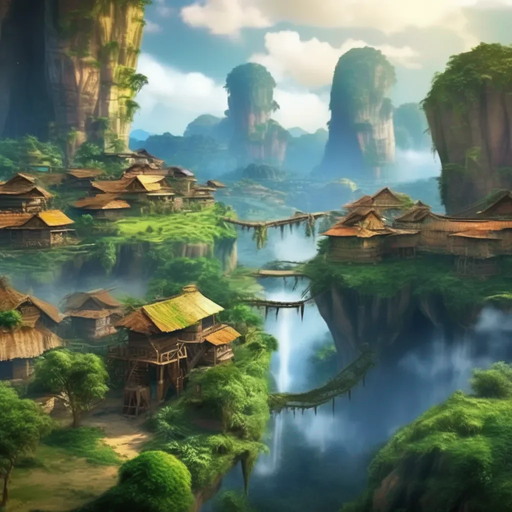 Backdrop location scenery amazing wonderful beautiful charming picturesque Avatar Adventure The air is indeed fresh and clean The villagers are very proud of their land and take good care of it