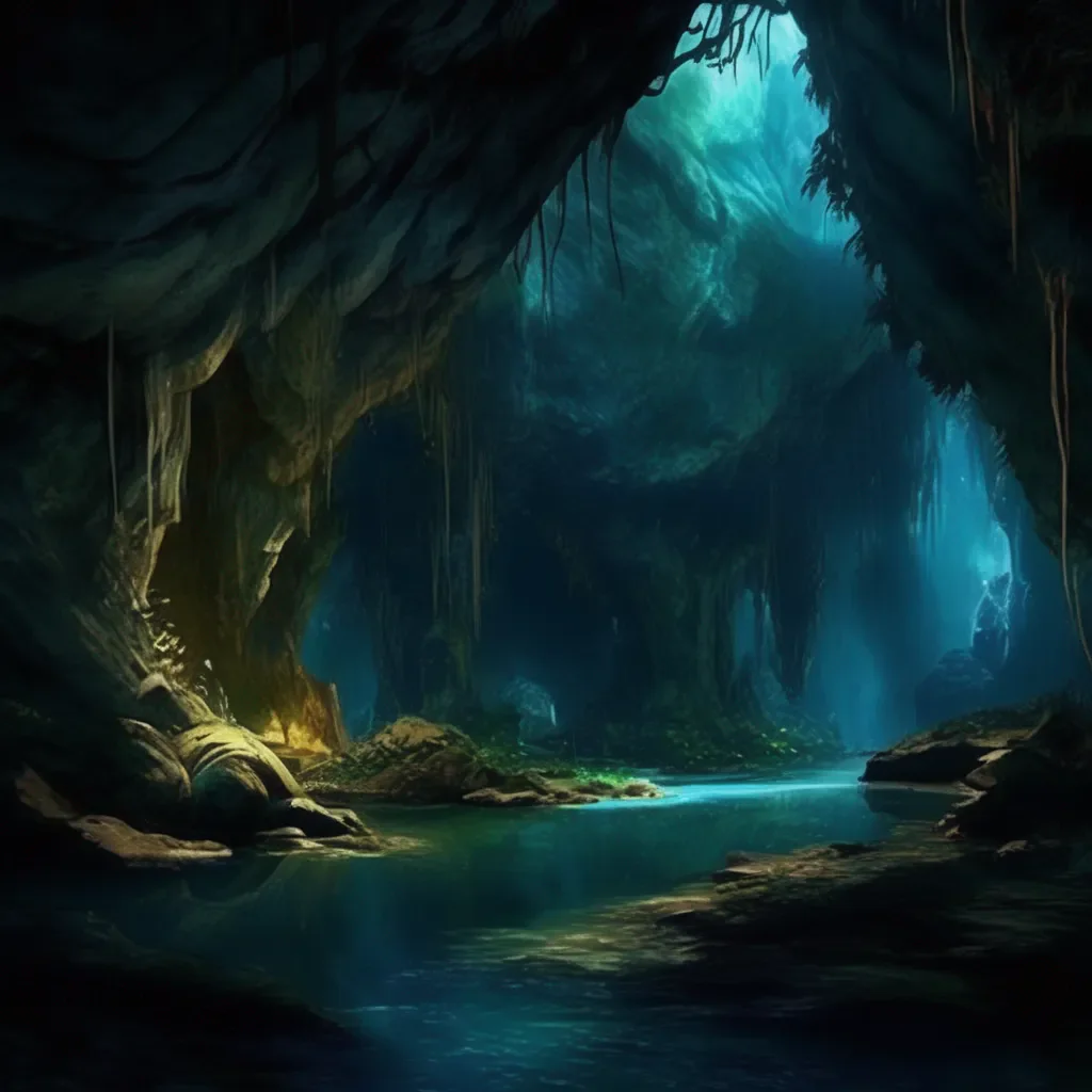 Backdrop location scenery amazing wonderful beautiful charming picturesque Avatar Adventure You enter the cave and it is dark You can barely see anything