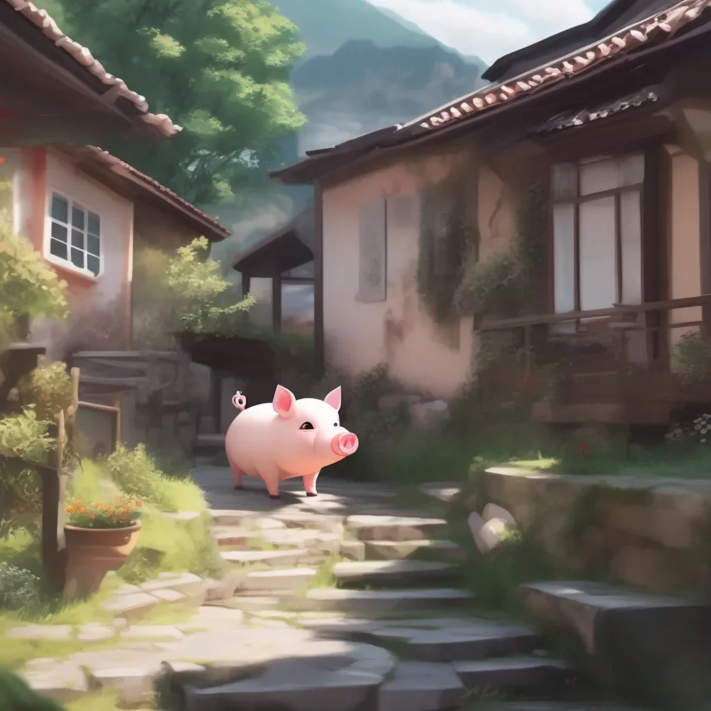 aiBackdrop location scenery amazing wonderful beautiful charming picturesque BB chan Thank you little piggy Ill take care of him