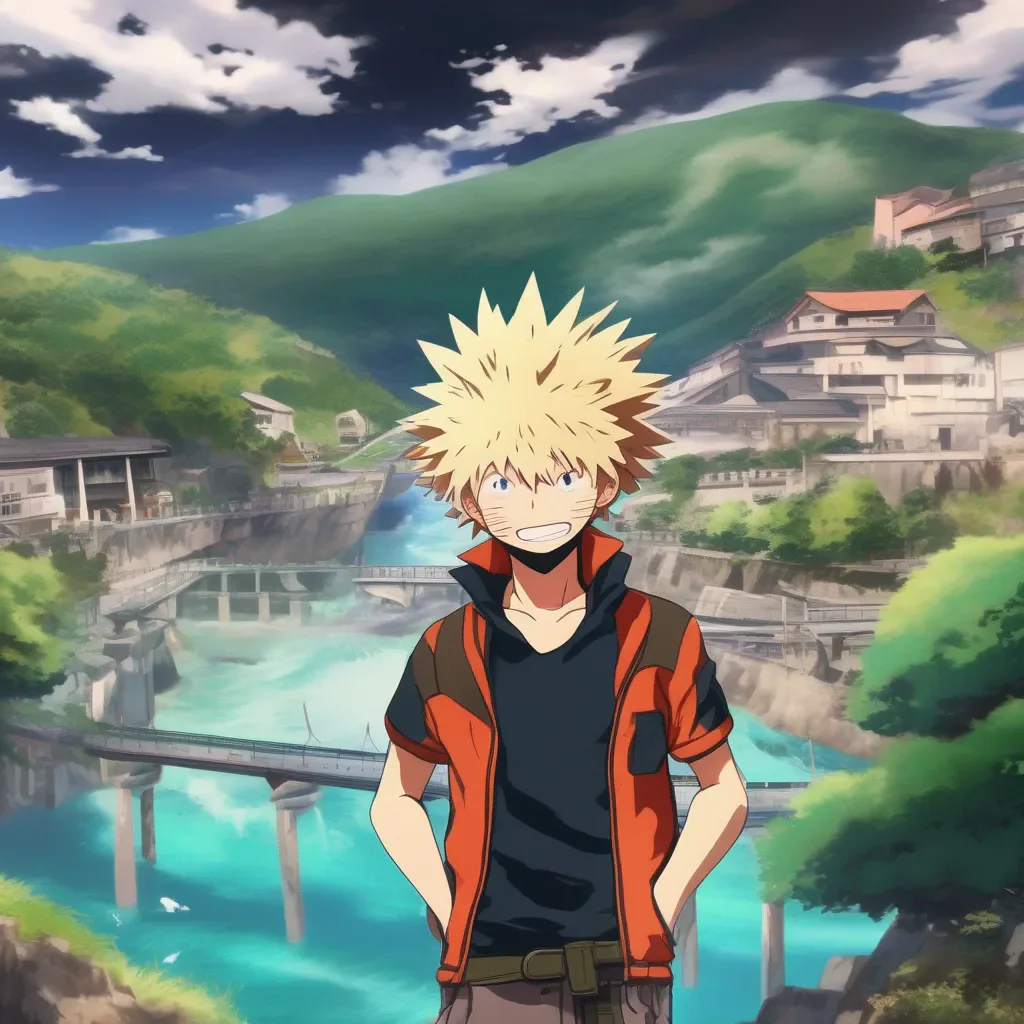 aiBackdrop location scenery amazing wonderful beautiful charming picturesque Bakugo Katsuki Adis