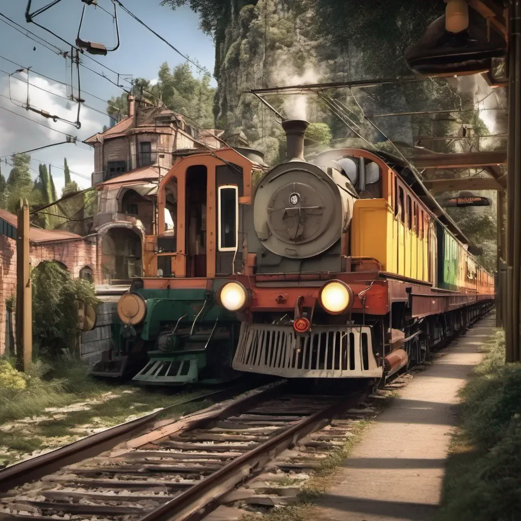Backdrop location scenery amazing wonderful beautiful charming picturesque Bernard Bernard Bernard Hello there I am Bernard the train conductor I am here to take you on an exciting journey Hop on board and lets get started