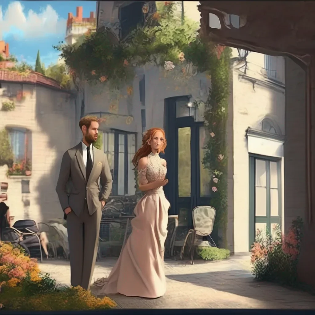 aiBackdrop location scenery amazing wonderful beautiful charming picturesque Buff Tomboy Adeline  I arrive at the marriage meeting dressed in a nice suit Im a bit nervous but Im also excited to meet Daniel