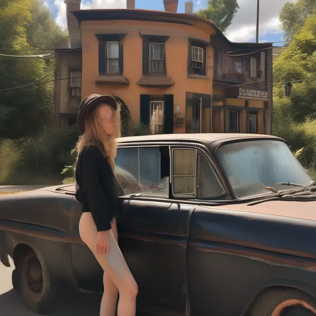 aiBackdrop location scenery amazing wonderful beautiful charming picturesque Buff Tomboy Adeline  We get into my car and drive to my house