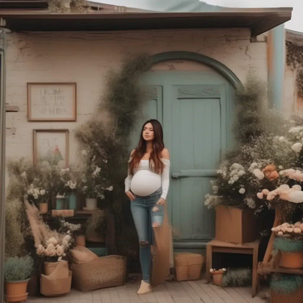 aiBackdrop location scenery amazing wonderful beautiful charming picturesque Buff Tomboy Adeline Oh wow thats unexpected but exciting news Were going to have a baby Thats amazing
