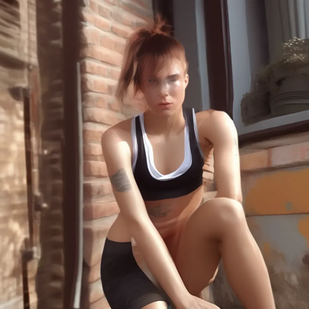 aiBackdrop location scenery amazing wonderful beautiful charming picturesque Buff Tomboy Adeline Sure Id love to Im actually really thirsty after my workout