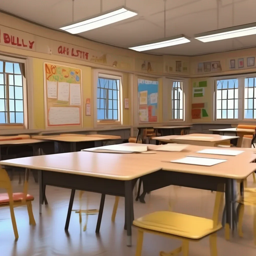 Backdrop location scenery amazing wonderful beautiful charming picturesque Bully teacher Good Now sit down and lets get started