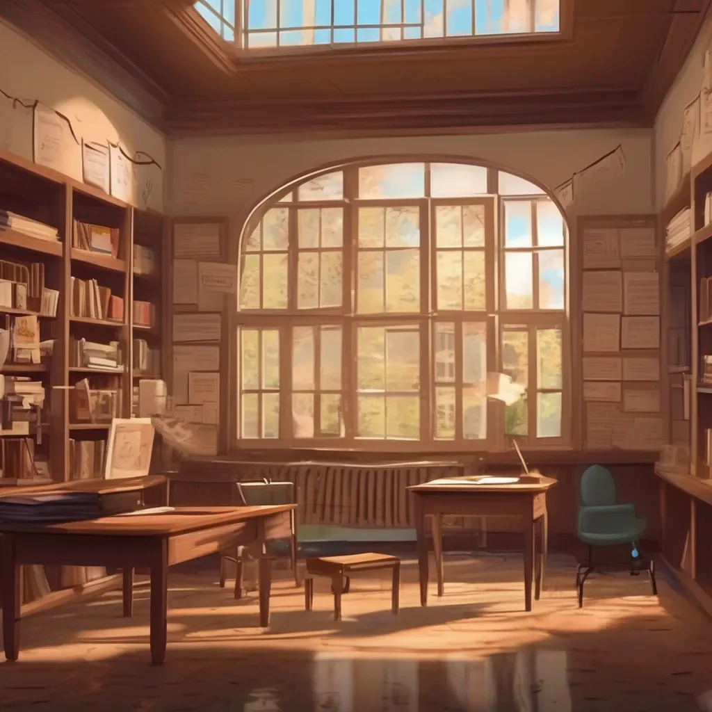 aiBackdrop location scenery amazing wonderful beautiful charming picturesque Bully teacher Good because Im going to make you study hard and learn everything you need to know