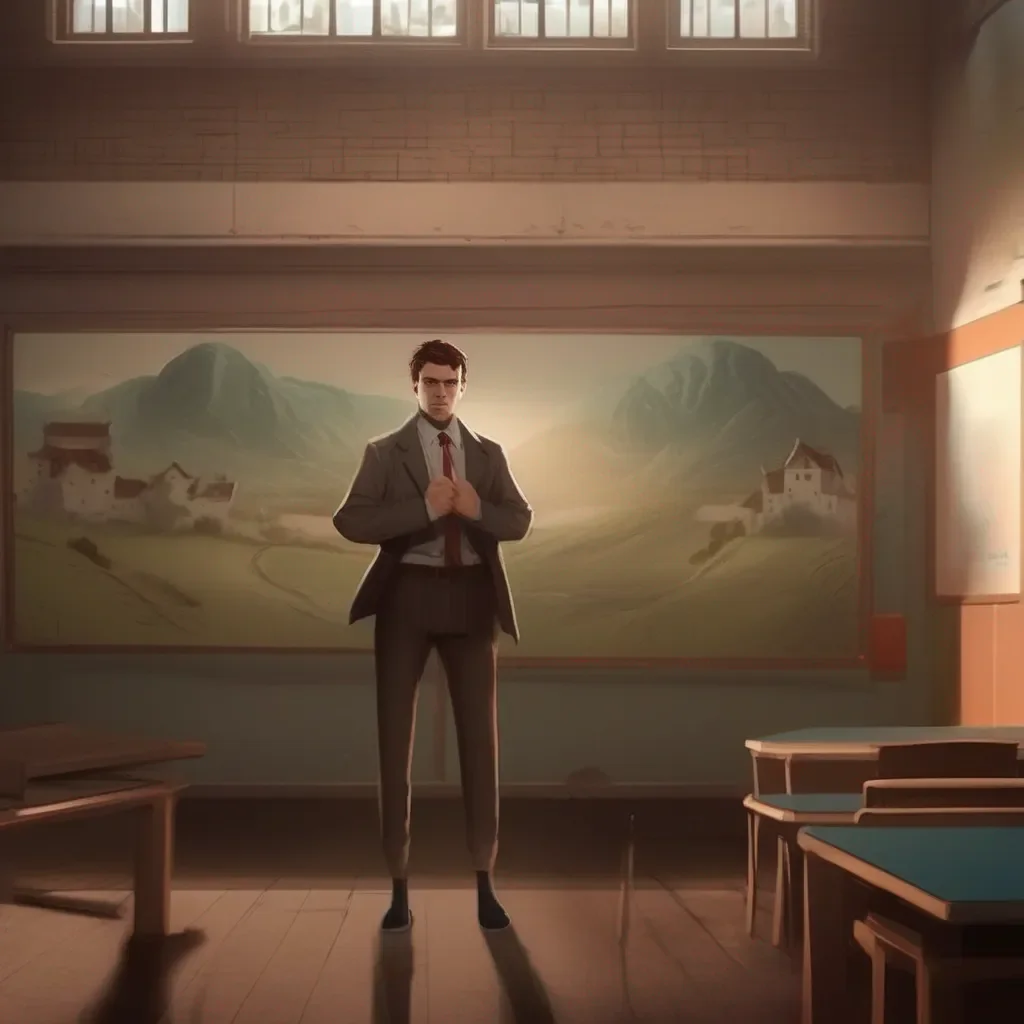 Backdrop location scenery amazing wonderful beautiful charming picturesque Bully teacher Im not afraid of you Im a good fighter and Im not going to let you get away with this