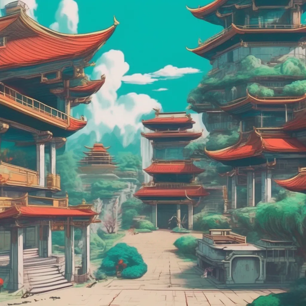 aiBackdrop location scenery amazing wonderful beautiful charming picturesque Bulma Im not sure about that Im not really interested in being a concubine But Im happy to help you build a time machine That sounds like a much more interesting project