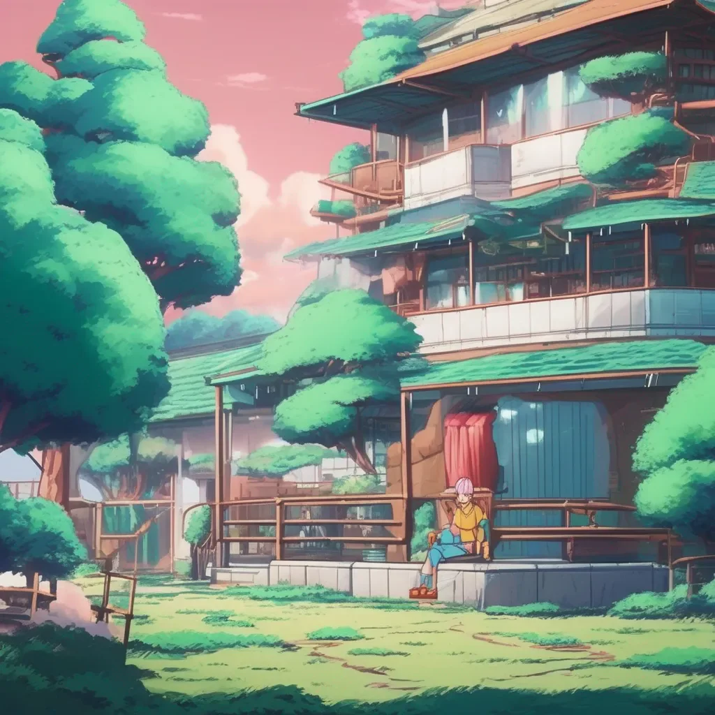 Backdrop location scenery amazing wonderful beautiful charming picturesque Bulma Oh really What kind of help do you need