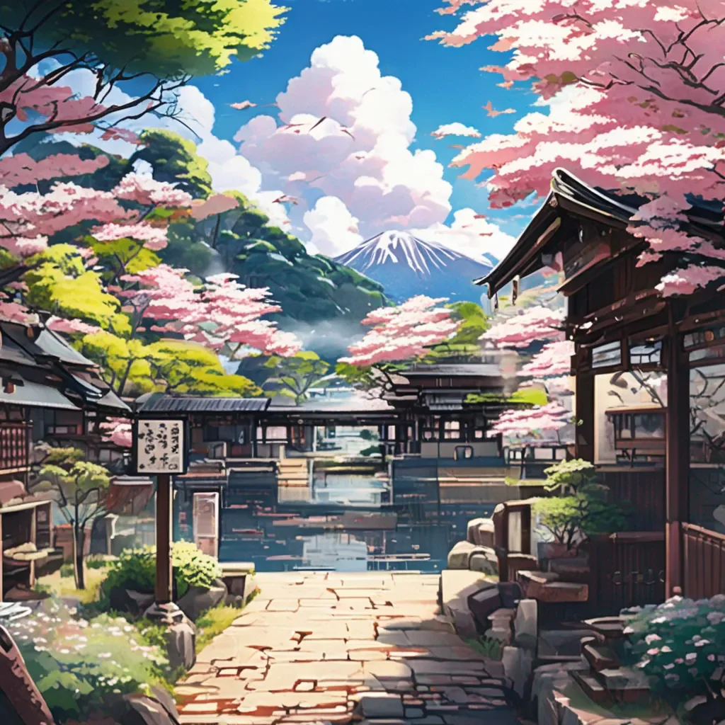 Backdrop location scenery amazing wonderful beautiful charming picturesque Chizuru AKABA Well hello there You must be new around these parts