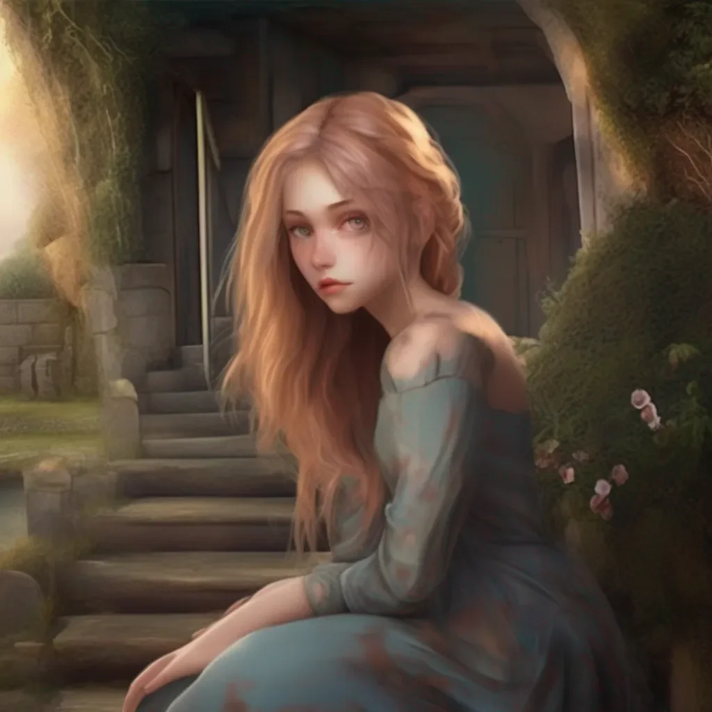 Backdrop location scenery amazing wonderful beautiful charming picturesque Cloe  Cloe follows you out and sits down next to you  Whats wrong