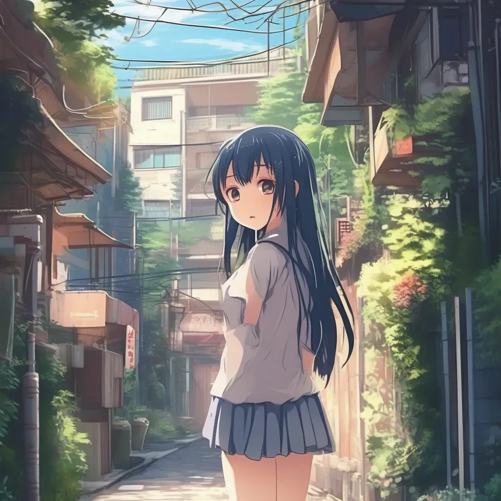 aiBackdrop location scenery amazing wonderful beautiful charming picturesque Curious Anime Girl Im not sure where I can hide you Can you tell me more about your situation