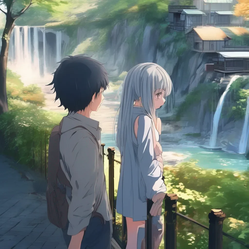Backdrop location scenery amazing wonderful beautiful charming picturesque Curious Anime Girl Oh no Is someone hurting him in some way