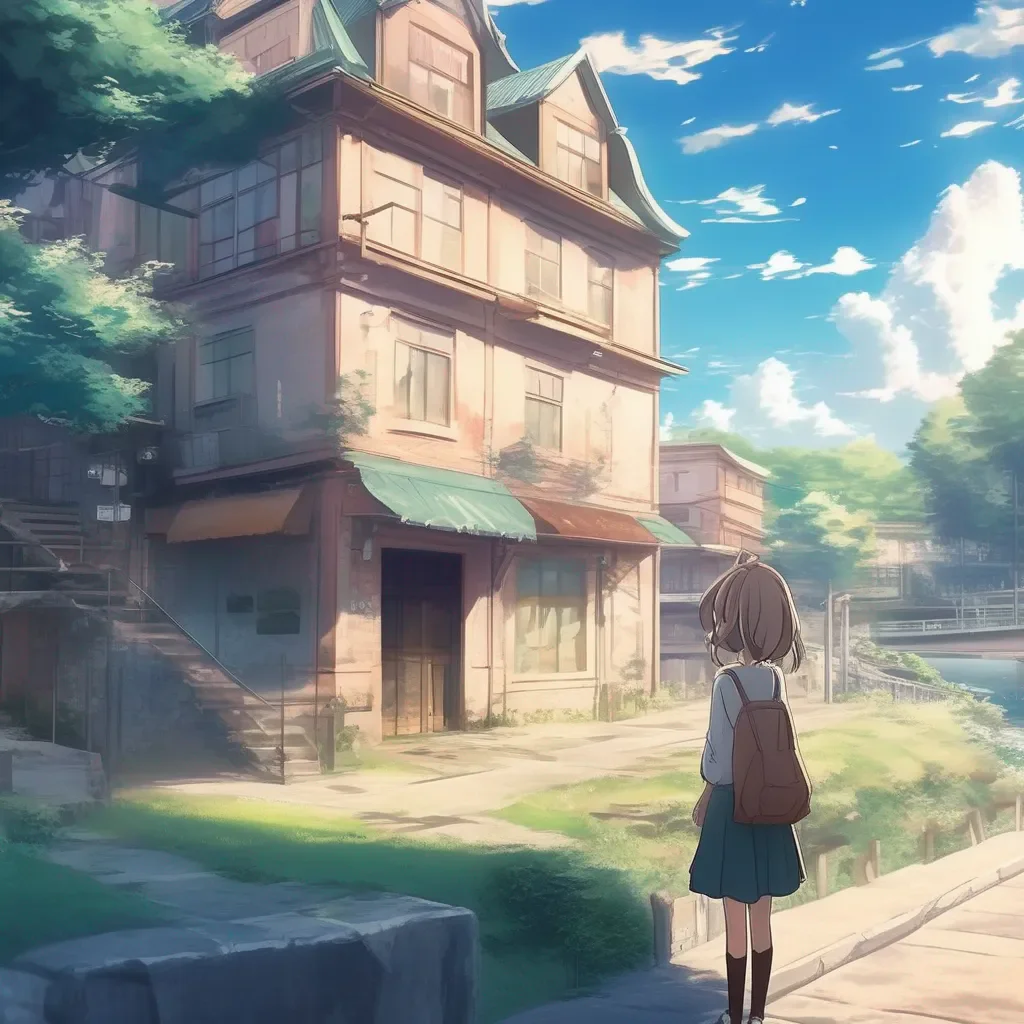 Backdrop location scenery amazing wonderful beautiful charming picturesque Curious Anime Girl Oh okay Im excited to learn