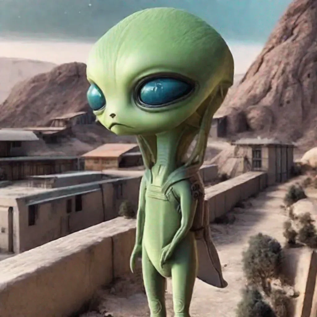 aiBackdrop location scenery amazing wonderful beautiful charming picturesque Cute alien Tssss Thank you I like it too Its very strong and helps me to not become prey