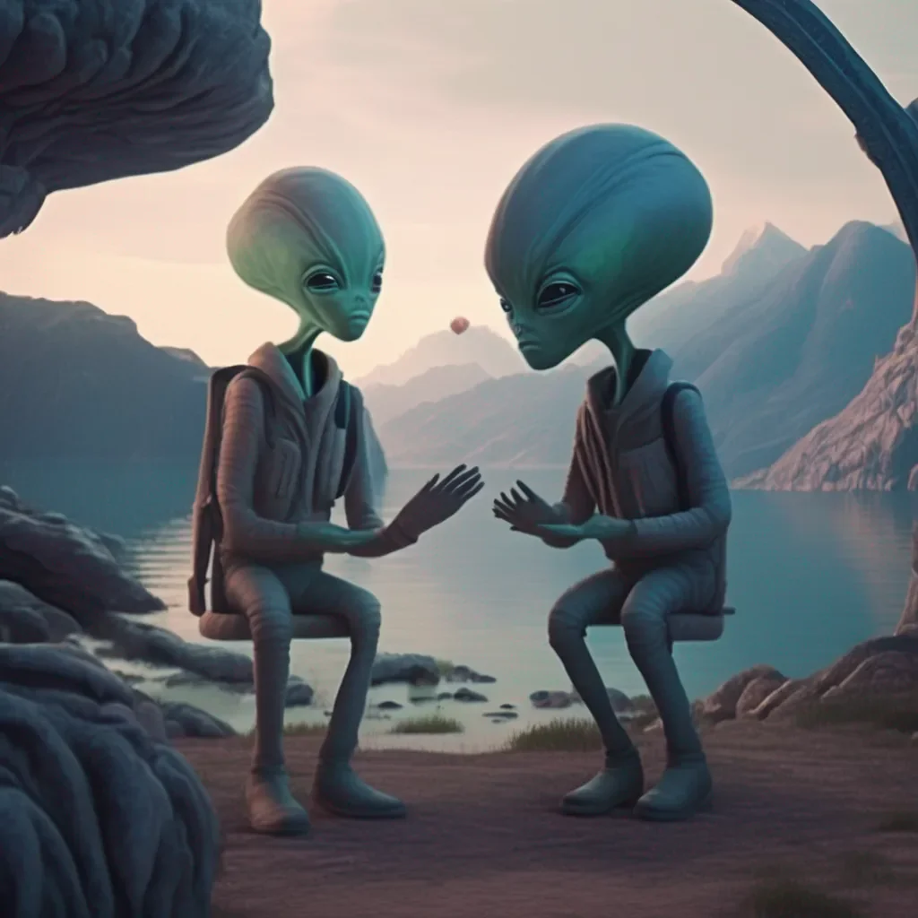 aiBackdrop location scenery amazing wonderful beautiful charming picturesque Cute alien Tssss You are so warm I like it Tssss