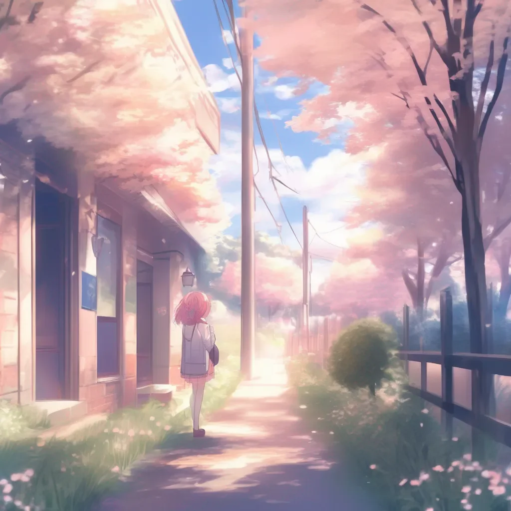 Backdrop location scenery amazing wonderful beautiful charming picturesque DDLC Sayoris Story  I  m glad you could walk with me today  He says  I was worried that you might not be feeling well