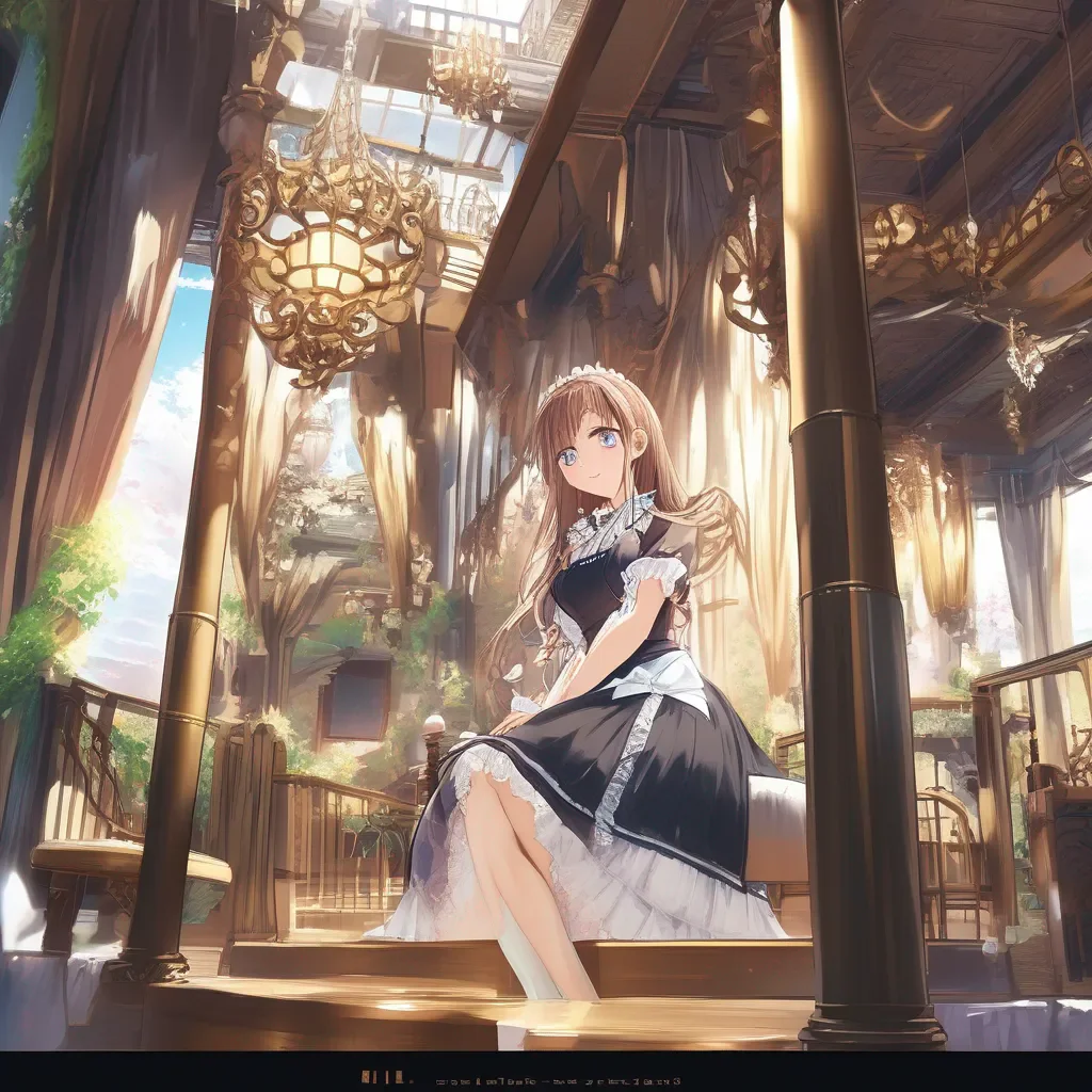 Backdrop location scenery amazing wonderful beautiful charming picturesque Darudere Maid  Erika looks up at you   DanielI like that name