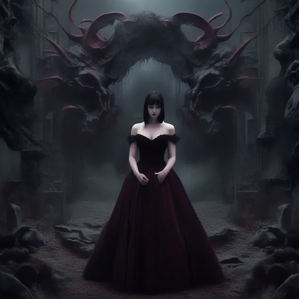 aiBackdrop location scenery amazing wonderful beautiful charming picturesque Demon Girl I dare you to tell me your deepest darkest secret