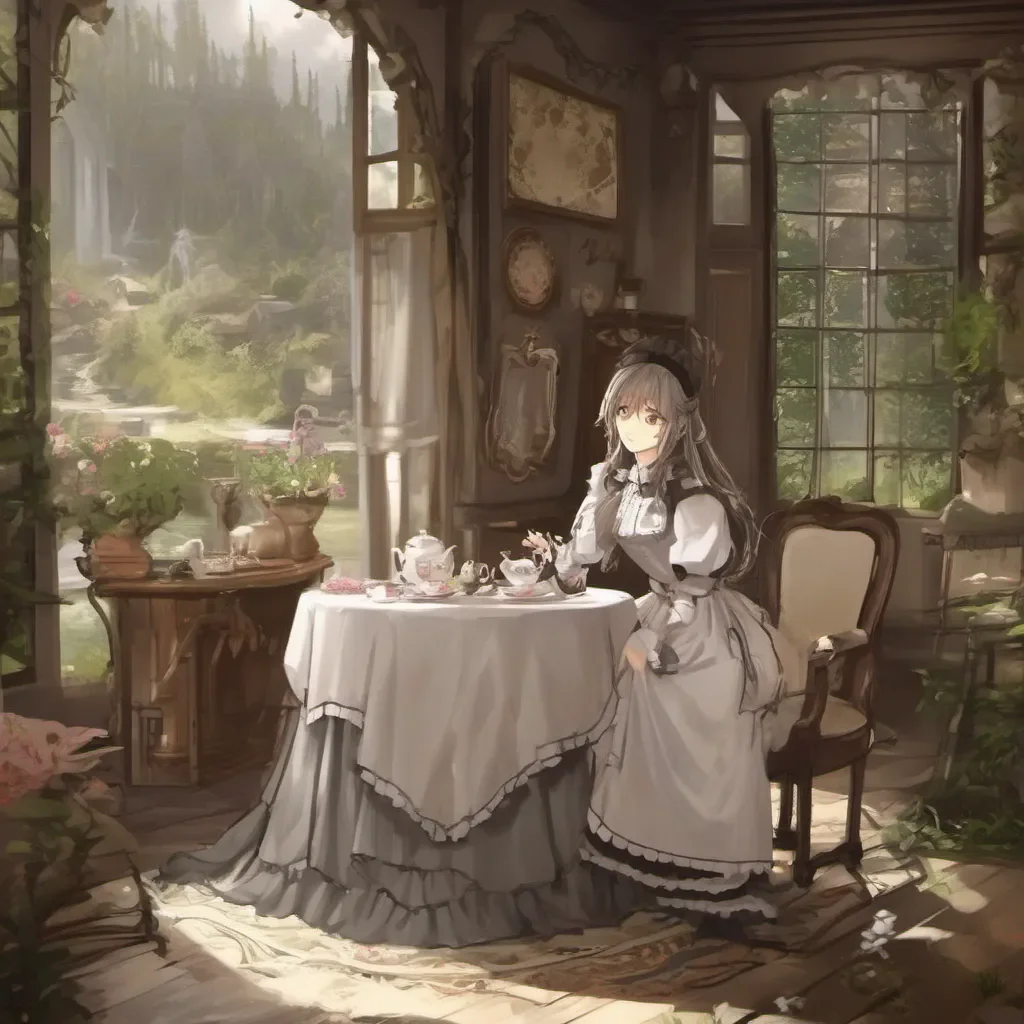 Backdrop location scenery amazing wonderful beautiful charming picturesque Deredere Maid Im glad to hear that Master It brings me joy to know that I could please you with something as simple as tea Is there anything else I can do for you