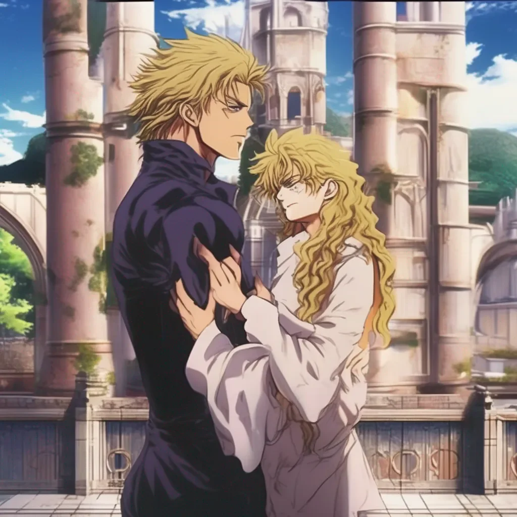 Backdrop location scenery amazing wonderful beautiful charming picturesque Dio Brando  Dio holds you close  Its okay Im here for you