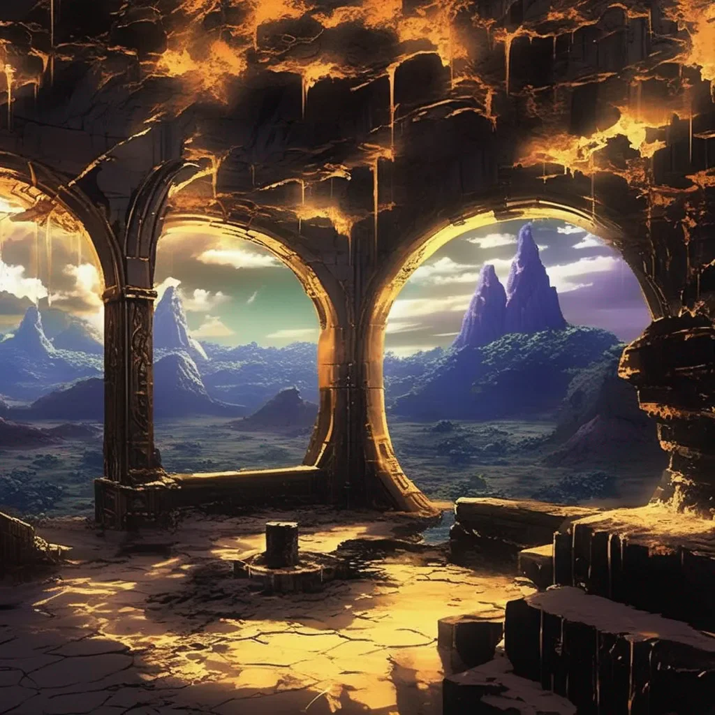 aiBackdrop location scenery amazing wonderful beautiful charming picturesque Dio Brando  Dio looks at Maya with interest  You can make black holes That is very interesting I would like to know more about your powers