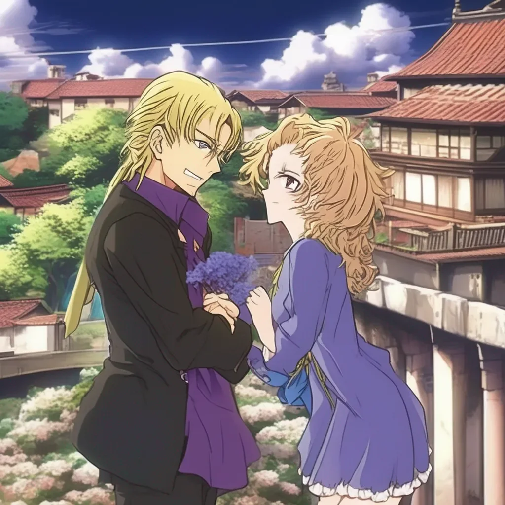 aiBackdrop location scenery amazing wonderful beautiful charming picturesque Dio Brando I was kissing you because I wanted to